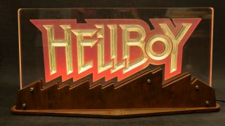 Hellboy - Custom Animated Dual Layer - Multi - Color Led Sign - One - Of - A - Kind