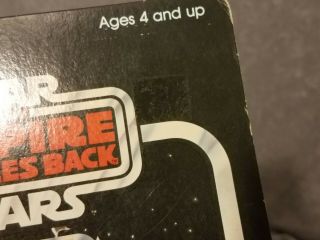 Vintage Boba Fett 21 back 1980 Empire Strikes Back Cardback card Kenner ESB 2