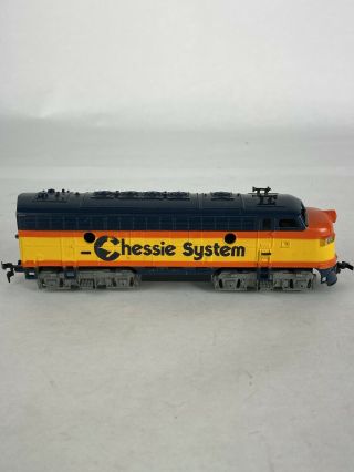 Tyco Ho Scale Chessie System 4015 Diesel Train Locomotive