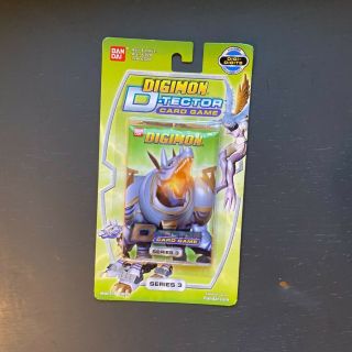 - Digimon D - Tector Card Game Booster Pack,  Digi - Digits.  Series 3 - 2002