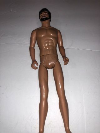 Vintage Action Man Bearded Figure 12” Unbranded & Big Jim Possibly No Clothing
