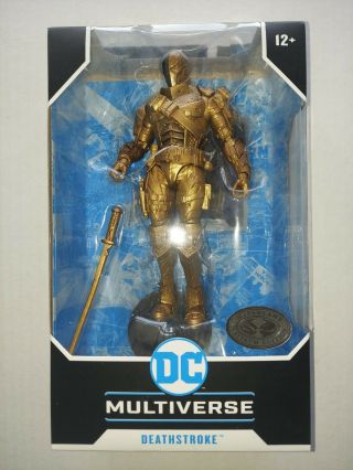 Mcfarlane Toys Dc Multiverse Deathstroke Platinum Edition Action Figure