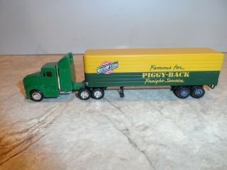 Ho Scale Tractor And Trailer No.  Western Piggy Back Service 2