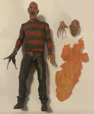 Neca Ultimate Freddy Krueger - A Nightmare On Elm Street Part 2 Loose Figure