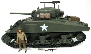 21st Century 1:18 Ultimate Soldier Xd Wwii Us 2nd Armored Division Sherman Tank