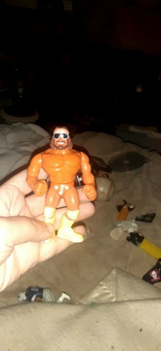 Wwf Macho Man Randy Savage Hasbro 4.  5” Wrestling Wwe Figure