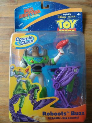 Disney 2001 Toy Story And Beyond Buzz Lightyear Star Command Roboots Buzz