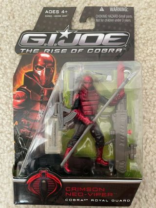 Gi Joe The Rise Of Cobra Crimson Neo - Viper Royal Guard