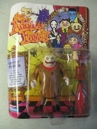 Vintage 1992 The Addams Family Uncle Fester Figure Moc Playmates