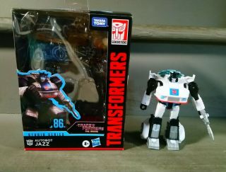 Transformers Studio Series 86 Animated The Movie Jazz Complete Open