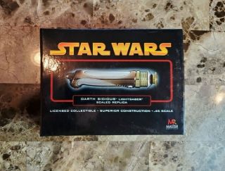 Darth Sidious Lightsaber.  45 Scale Star Wars Master Replicas Sw - 315