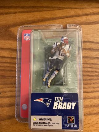 Tom Brady - England Patriots - Mcfarlane Nfl Football 3 " Figure - 2005