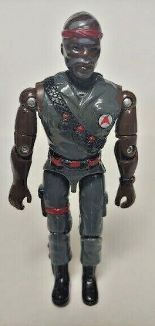 1986 Rare G.  I.  Joe Style Vintage Action Figure Lanard Corps Old Toy Black Guy