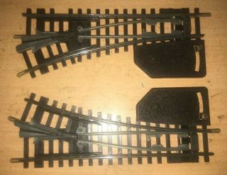 2 X Vintage Hornby Dublo Manually Operated Left & Right Hand Points 00 Gauge