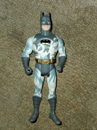 Vintage 1991 Kenner Batman Dc Comics 4” Action Figure W/ Grey Suit.