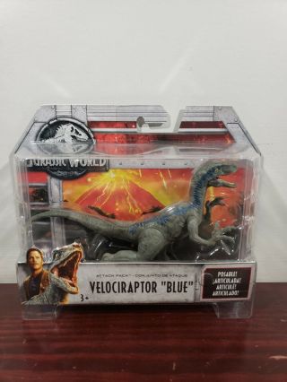 Jurassic World 2 Fallen Kingdom Velociraptor " Blue " Attack Pack Figure