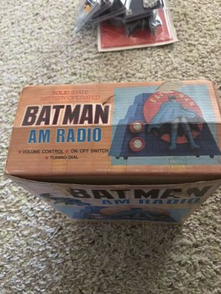 Rare - Vintage Batman Transistor AM Radio 2