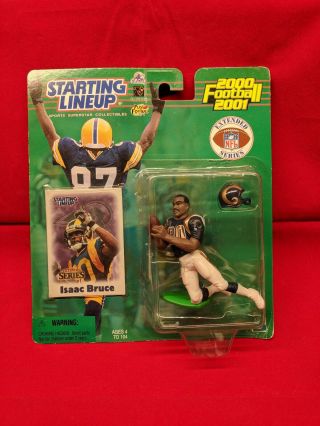 Starting Lineup 2000 Extended Series Isaac Bruce Nfl St Louis Rams