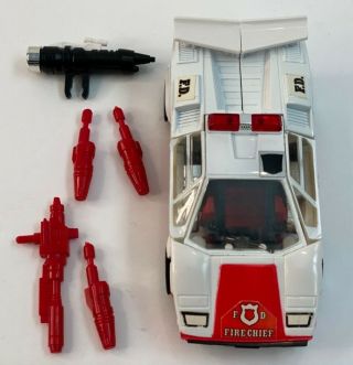 Vintage Generation One (g1) Transformers - Red Alert - 100 Complete