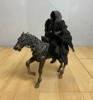 Vintage Lord Of The Rings Ringwraith & Horse Figures 2001 Nlp Marvel