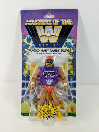 Masters Of The Wwe Universe Macho Man Randy Savage Motu Mattel - Package Wear