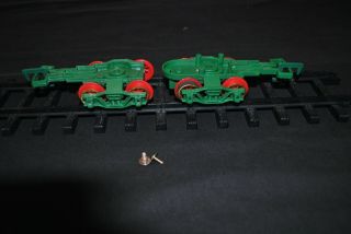 Set Of 2 Trucks For Bright Train North Pole Christmas Express Train G Gauge