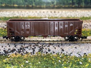 N Scale - Louisville & Nashville " The Old Reliable " Hopper L&n 30069 N1363