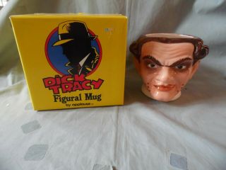 Flattop Ceramic Figure Mug - Disney Dick Tracy Movie W Box By Applause