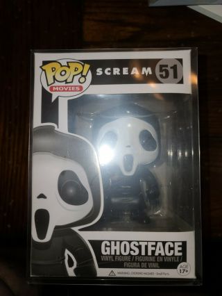 Funko Pop Scream Ghostface 51 Rare First Run (pic On Bottom And One Word Name)