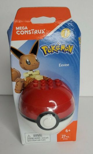 Mega Construx Pokemon Series 1 Eevee Figure