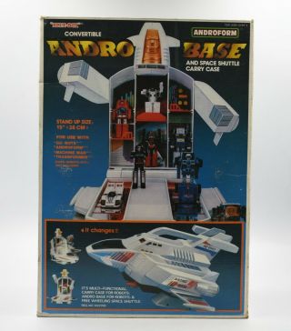 Blue Box 1985 Convertible Andro Base & Space Shuttle Carry Case