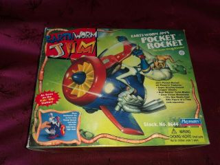 Earthworm Jim Pocket Rocket Vehicle,  1994,  Playmates Toys No 8644