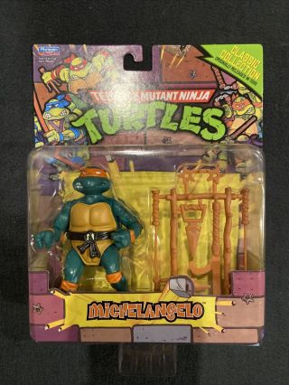 Playmates Vintage Teenage Mutant Ninja Turtles Tmnt Classic Michel Angelo Figure