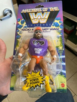 Masters Of The Wwe Universe Macho Man Randy Savage Motu Mattel -