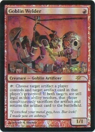 Magic The Gathering Mtg Goblin Welder Foil Promo Trading Card Lp