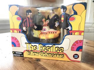 Mcfarlane Toys The Beatles Yellow Submarine Boxed Set (2004) Never Opened