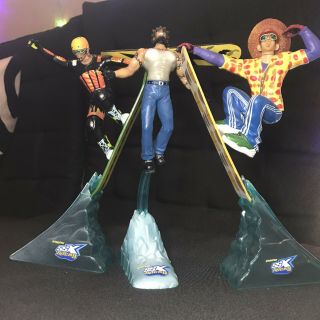 3 Ssx Tricky Gamepro Characters Collectable Psymon,  Eddie,  Moby Comes