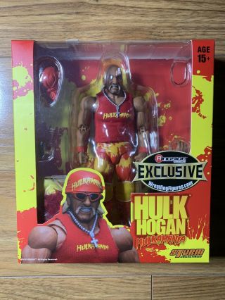 Wwe 2002 Hulk Hogan Storm Collectibles " Red Hulkamania " Ringside Exclusive