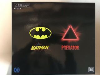 Neca Batman Vs Predator,  Sdcc 2019 Exclusive,  2 Pack Combo.