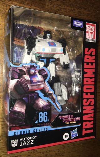 Transformers Studio Series 86 Animated The Movie Jazz Deluxe Class Us G1