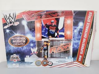 2012 Mattel Wwe Raw Superstar Entrance Stage Playset Kmart Exclusive Htf Nib