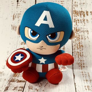 Marvel Captain America Hero Adventures Heroes Ty Beanie Plush Toy Figure