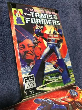 Transformers 25th Anniversary G1 Optimus Prime with Comic and DVD NISB 3