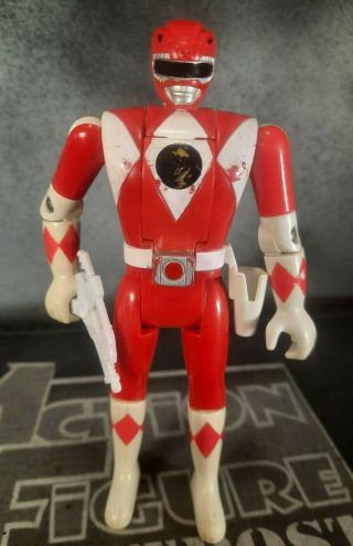 Jason 1994 Auto Mighty Morphin Red Power Ranger Action Figure Toy Mmpr Bandai