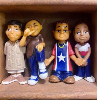 Vtg (rare) Homies Mijos Figures - (8) Figurines - 2002 Size 1.  75 Inches