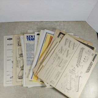 Vintage Model Railroadsassembly Instructions And Price Lists Athern Varney More