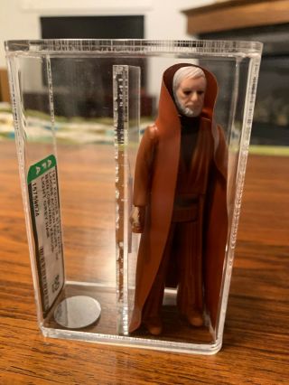 1977 Kenner Star Wars Loose Ben Kenobi Light Grey Hair Hk Afa Graded 80 Obi - Wan