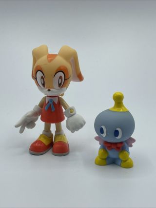 Sonic X Cream The Rabbit And Cheese The Chao Figure Toy Island Classic Series