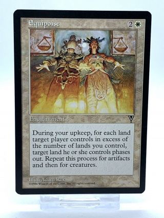 Equipoise Nm Visions Vintage Magic The Gathering Reserved List Card Art