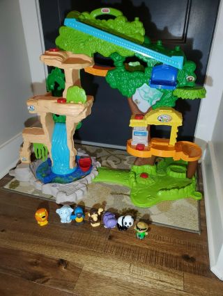 Share & Care Safari By Fisher Price,  Little People Zoo Animals Play Set